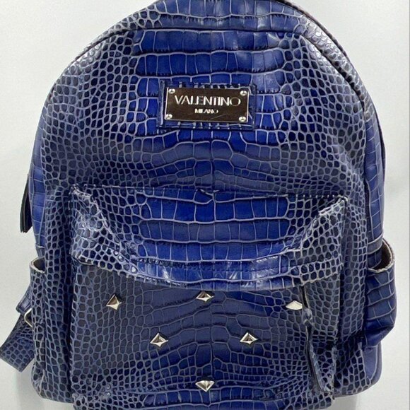 Mario Valentino Backpack in‎ Blue main image 9